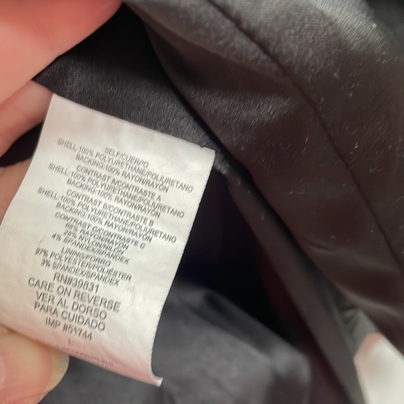 Moto style jacket that fits like a small - Picture 10 of 13